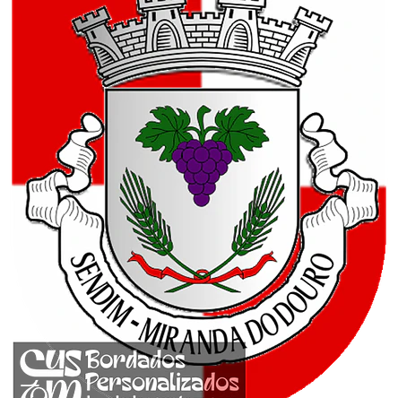 Emblema Bordado Antiga Freguesia de Sendim (Miranda do Douro, Bragança) 1