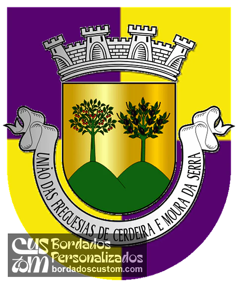 Emblema Bordado Freguesia de Cerdeira e Moura da Serra (Arganil, Coimbra)