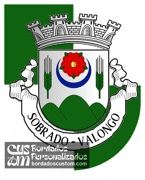 Emblema Bordado Antiga Freguesia de Sobrado (Valongo, Porto)