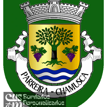 Emblema Bordado Antiga Freguesia de Parreira (Chamusca, Santarém) 1