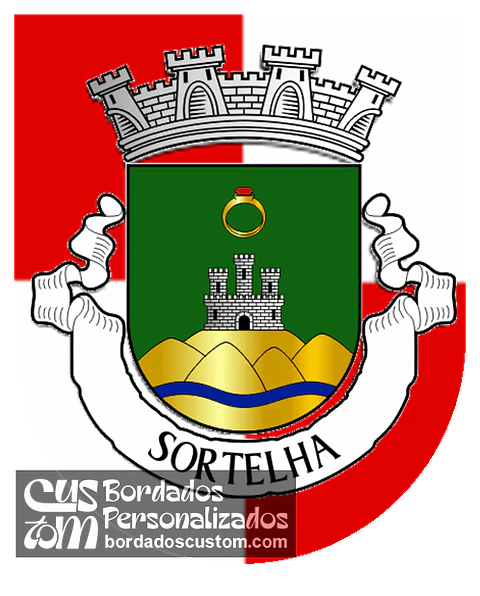 Emblema Bordado Freguesia de Sortelha (Sabugal, Guarda)