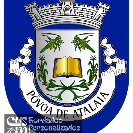 Emblema Bordado Antiga Freguesia de Póvoa de Atalaia (Fundão, Castelo Branco) 1
