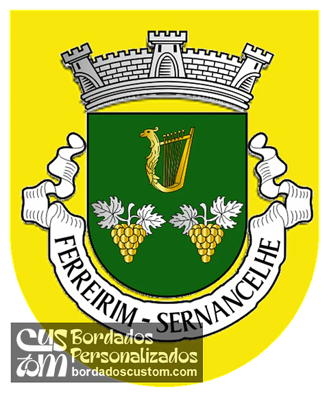 Emblema Bordado Antiga Freguesia de Ferreirim (Sernancelhe, Viseu)