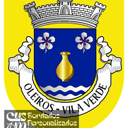Emblema Bordado Freguesia de Oleiros (Vila Verde, Braga) 1