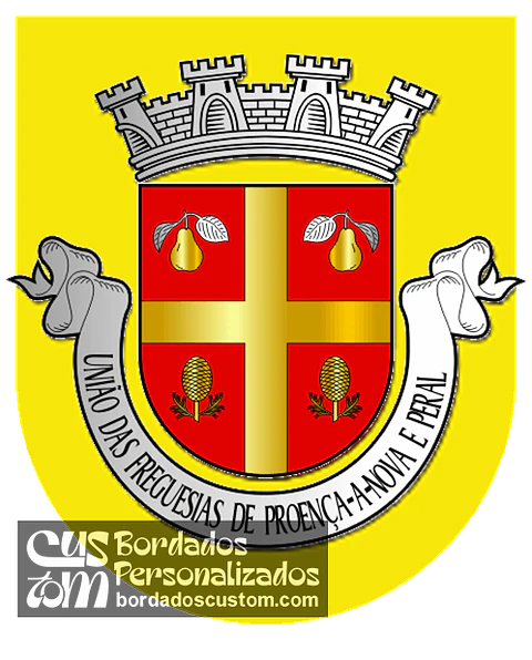 Emblema Bordado Freguesia de Proença-a-Nova e Peral (Proença-a-Nova, Castelo Branco)