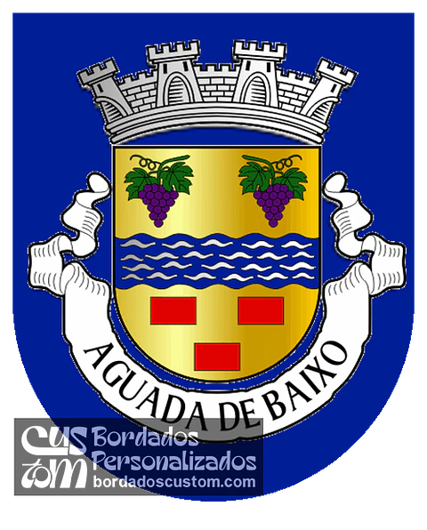 Emblema Bordado Antiga Freguesia de Aguada de Baixo (Águeda, Aveiro)