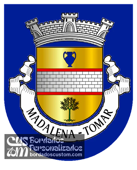 Emblema Bordado Antiga Freguesia de Madalena (Tomar, Santarém)