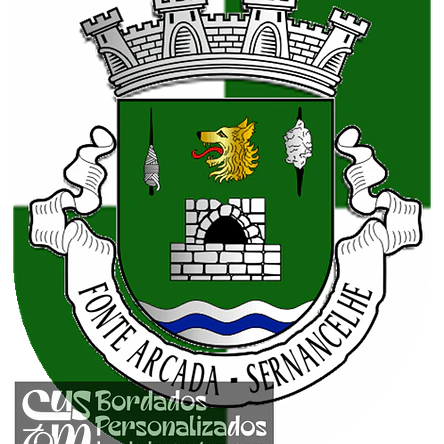 Emblema Bordado Antiga Freguesia de Fonte Arcada (Sernancelhe, Viseu) 1