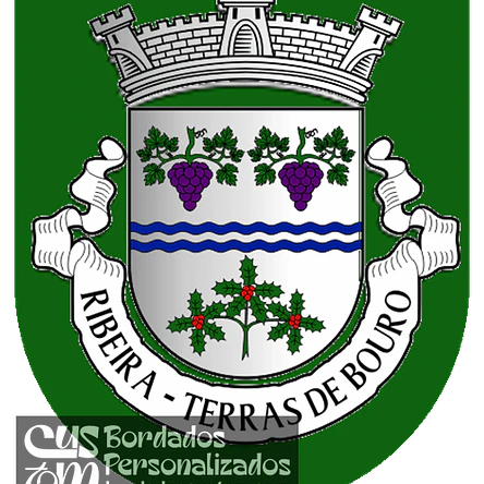 Emblema Bordado Freguesia de Ribeira (Terras de Bouro, Braga) 1