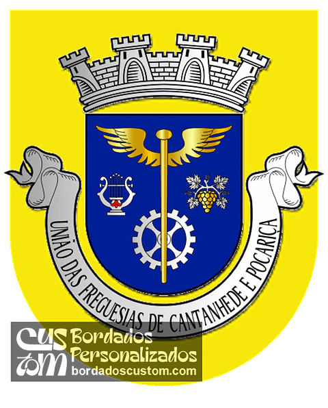 Emblema Bordado Freguesia de Cantanhede e Pocariça (Cantanhede, Coimbra)