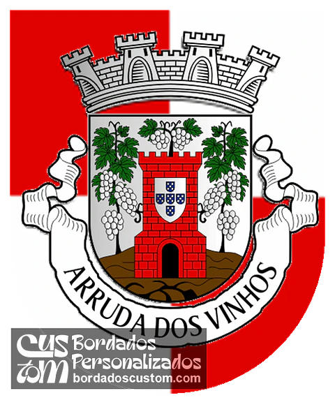 Emblema Bordado Município de Arruda dos Vinhos (Lisboa)
