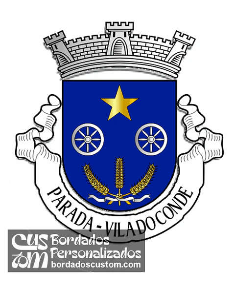 Emblema Bordado Antiga Freguesia de Parada (Vila do Cande, Porto)