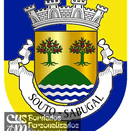 Emblema Bordado Freguesia de Souto (Sabugal, Guarda) 1