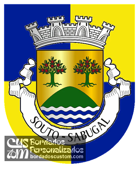 Emblema Bordado Freguesia de Souto (Sabugal, Guarda)