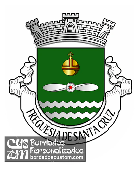 Emblema Bordado Freguesia de Santa Cruz (Santa Cruz, Madeira)