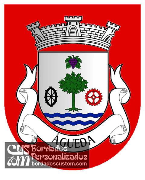 Emblema Bordado Antiga Freguesia de Águeda (Águeda, Aveiro)