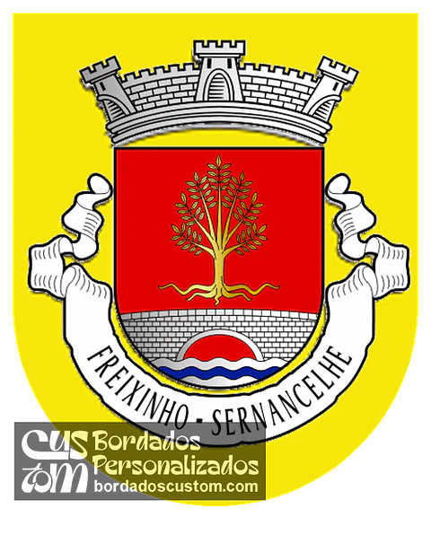 Emblema Bordado Antiga Freguesia de Freixinho (Sernancelhe, Viseu)