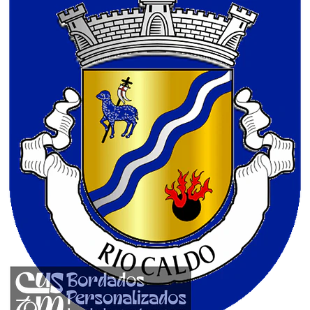Emblema Bordado Freguesia de Rio Caldo (Terras de Bouro, Braga) 1
