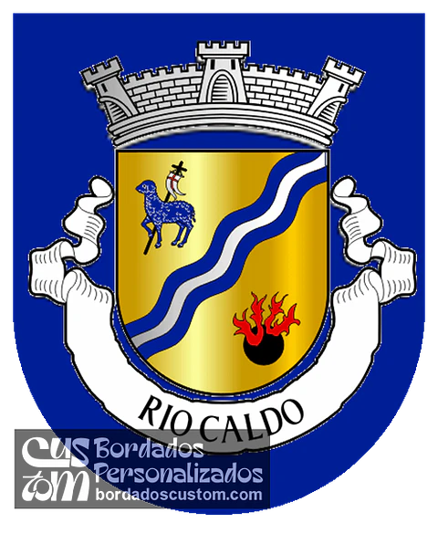 Emblema Bordado Freguesia de Rio Caldo (Terras de Bouro, Braga)