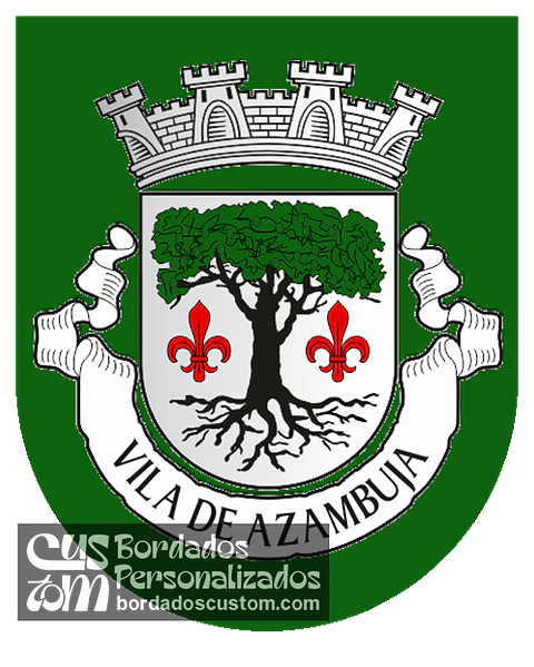Emblema Bordado Município de Azambuja (Lisboa)