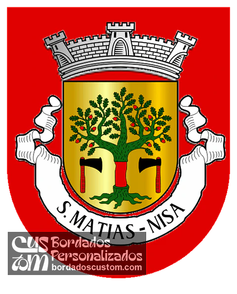Emblema Bordado Freguesia de São Matias (Nisa, Portalegre)