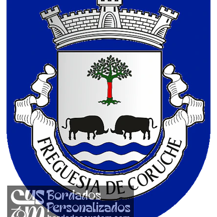 Emblema Bordado Antiga Freguesia de Coruche (Coruche, Santarém) 1