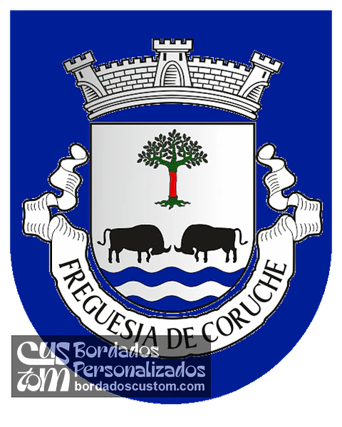 Emblema Bordado Antiga Freguesia de Coruche (Coruche, Santarém)