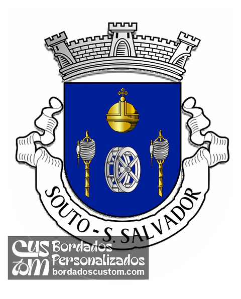 Emblema Bordado Antiga Freguesia de Souto (São Salvador) (Guimarães, Braga)