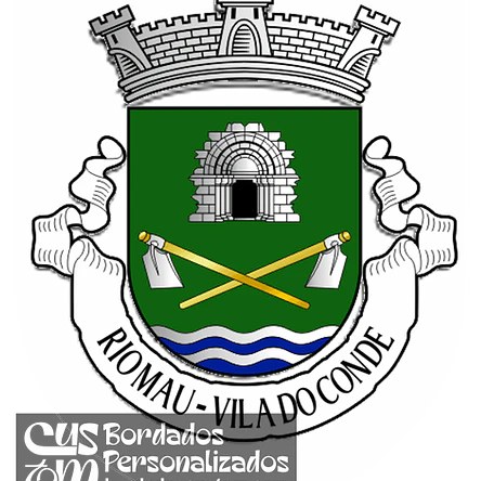 Emblema Bordado Antiga Freguesia de Rio Mau (Vila do Cande, Porto) 1