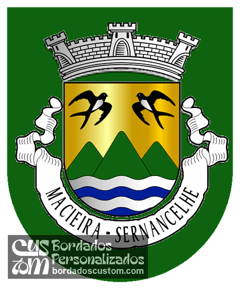 Emblema Bordado Antiga Freguesia de Macieira (Sernancelhe, Viseu)
