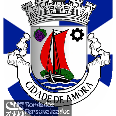 Emblema Bordado Freguesia de Amora (Seixal, Setúbal) 1