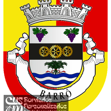 Emblema Bordado Antiga Freguesia de Barrô (Águeda, Aveiro) 1
