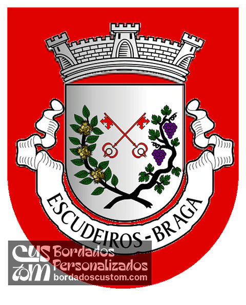 Emblema Bordado Antiga Freguesia de Escudeiros (Braga, Braga)