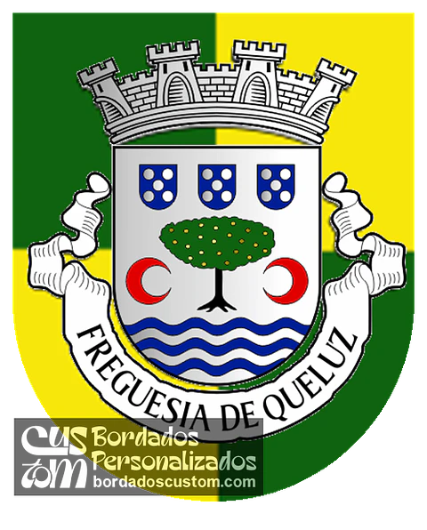 Emblema Bordado Antiga Freguesia de Queluz (Sintra, Lisboa)