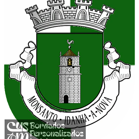 Emblema Bordado Antiga Freguesia de Monsanto (Idanha-a-Nova, Castelo Branco) 1