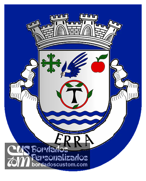 Emblema Bordado Antiga Freguesia de Erra (Coruche, Santarém)