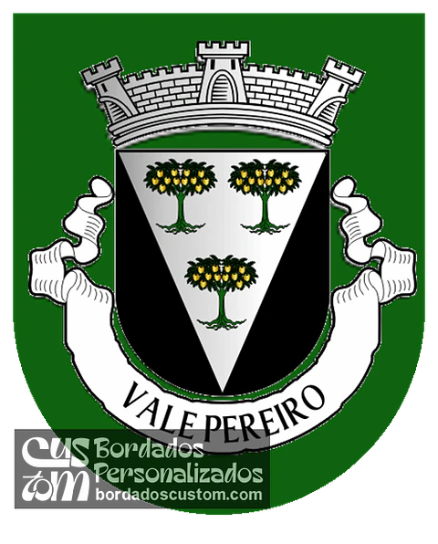 Emblema Bordado Antiga Freguesia de Vale Pereiro (Alfândega da Fé, Bragança)