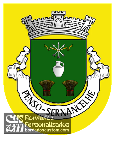 Emblema Bordado Antiga Freguesia de Penso (Sernancelhe, Viseu)