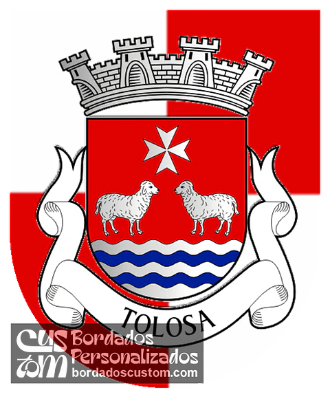 Emblema Bordado Freguesia de Tolosa (Nisa, Portalegre)
