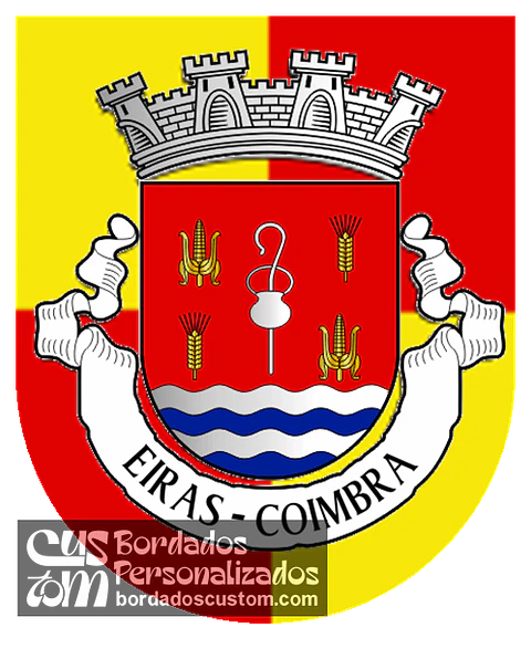 Emblema Bordado Antiga Freguesia de Eiras (Coimbra, Coimbra)