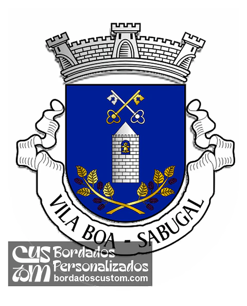 Emblema Bordado Freguesia de Vila Boa (Sabugal, Guarda)