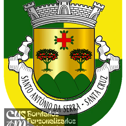 Emblema Bordado Freguesia de Santo António da Serra (Santa Cruz, Madeira) 1