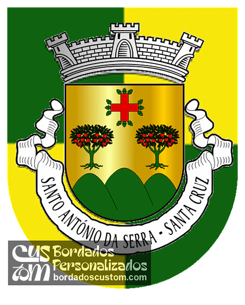 Emblema Bordado Freguesia de Santo António da Serra (Santa Cruz, Madeira)