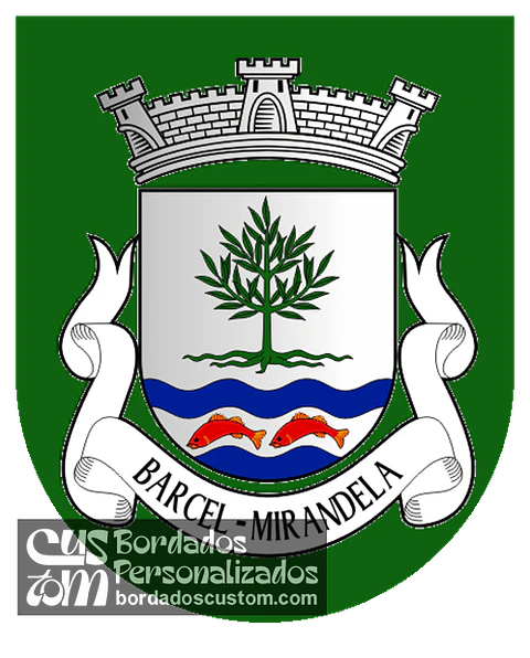 Emblema Bordado Antiga Freguesia de Barcel (Mirandela, Bragança)
