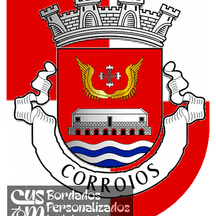 Emblema Bordado Freguesia de Corroios (Seixal, Setúbal) 1