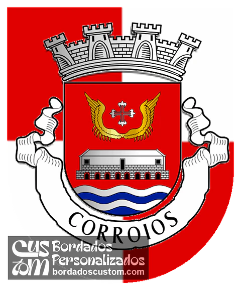 Emblema Bordado Freguesia de Corroios (Seixal, Setúbal)