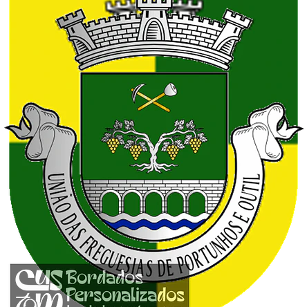 Emblema Bordado Freguesia de Portunhos e Outil (Cantanhede, Coimbra) 1