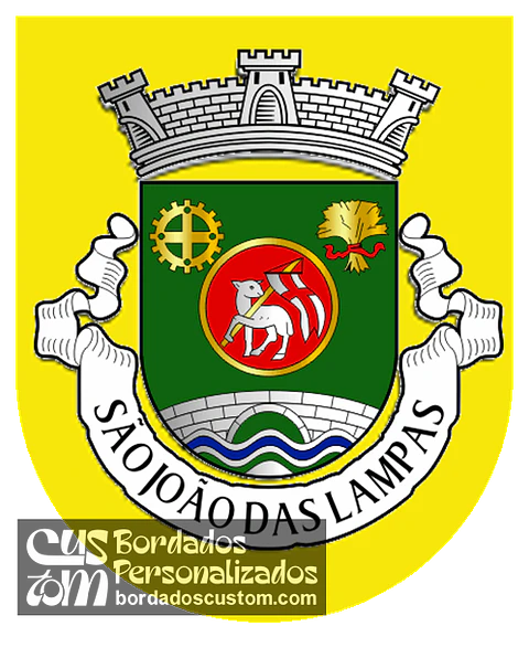 Emblema Bordado Antiga Freguesia de São João das Lampas (Sintra, Lisboa)