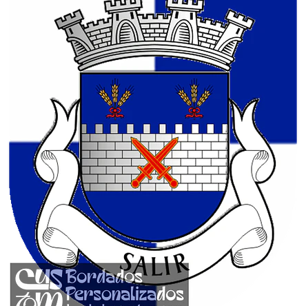 Emblema Bordado Freguesia de Salir (Loulé, Faro) 1