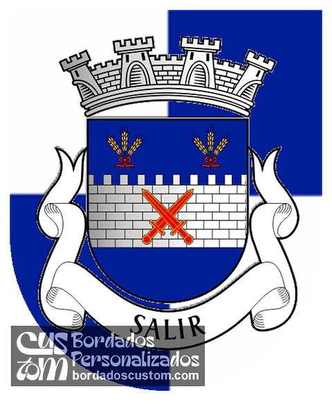 Emblema Bordado Freguesia de Salir (Loulé, Faro)